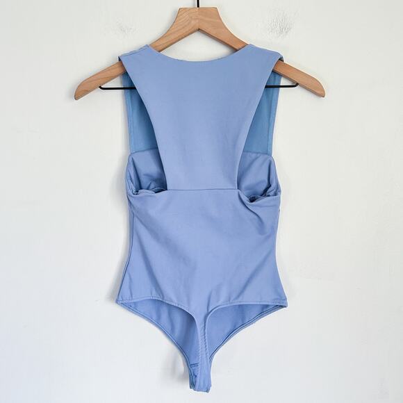 Free People Intimately She's So Sleek Thong Bodysuit Blue Size XS - Picture 4 of 6
